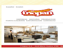 Tablet Screenshot of friopan.com.uy